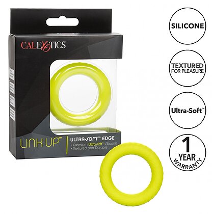 Inel Penis CalExotics Up Ultra-Soft Edge Galben