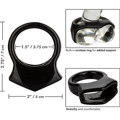 Inel Penis COLȚ Snug Grip Negru