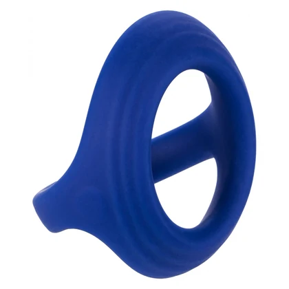 Inel Penis Penis Ball Dual Ring Albastru
