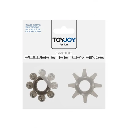 Inele Penis Power Stretchy 2buc Gri
