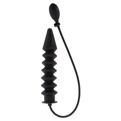 Inflatable Ribbed Plug Expert Negru _