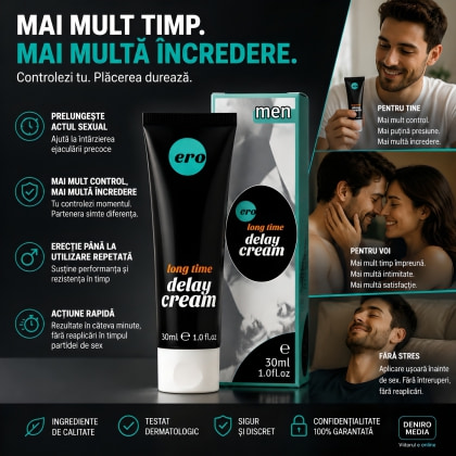 Cremă Întârziere Ejaculare Timp Îndelungat 30ml