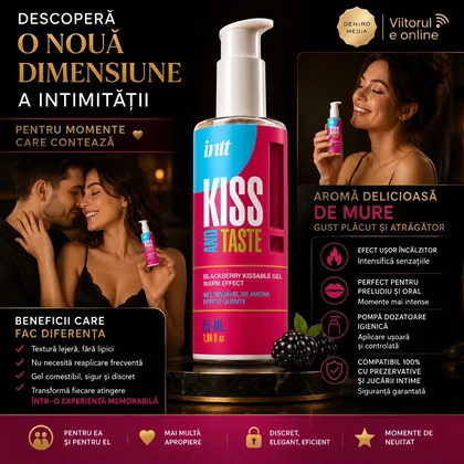 Intt Kissable Gel Mure – Efect încălzitor 55 ml