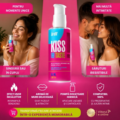 Intt Kissable Gel Mure – Efect încălzitor 55 ml