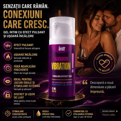 Intt Vibration Blackberry — Gel Intim Mure, Efect Pulsant