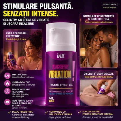 Intt Vibration Blackberry — Gel Intim Mure, Efect Pulsant