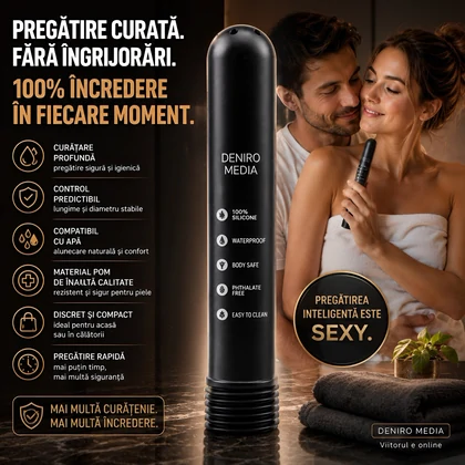 Irigator Anal Cleaner Tube Negru