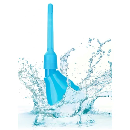 Irigator Anal Și vaginal CalExotics 162 ml, Albastru