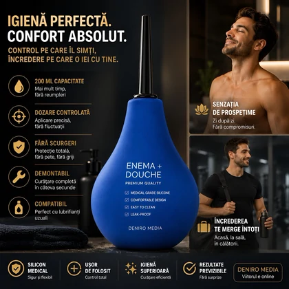 Irigator Anal The Cleaner 200 ml — Aplicare Precisă