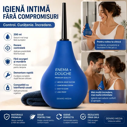 Irigator Anal The Cleaner 200 ml — Aplicare Precisă
