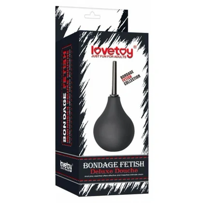 Irigator Bondage Fetiș Deluxe Negru