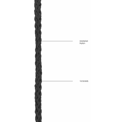 Japanese Rope 10m Negru