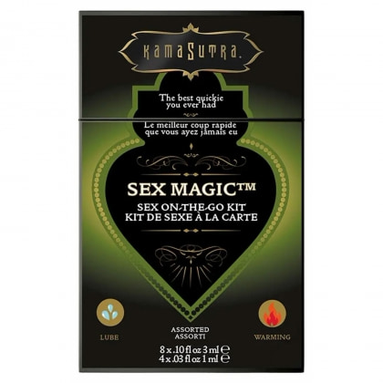 Kama Sutra Kit Portabil Lubrifiant și Gel Încălzitor