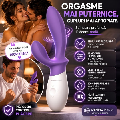 LELO Loki Wave 2 - Stimulator Prostată 12 Moduri, Mov