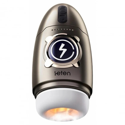 Leten Space Time Cabin Masturbator Automat Reîncărcabil Gri