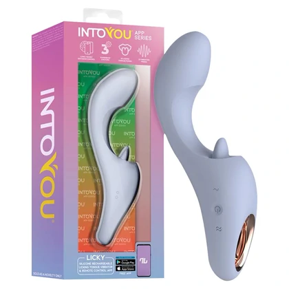 Licking Tongue Vibrator with App Control Mov