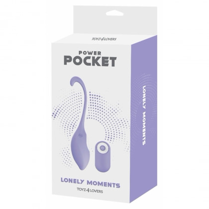 Oul Vibrator Lonely Moments Telecomandă Reîncărcabil Mov