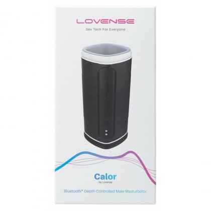 Lovense Calor Depth-Controlled Male Masturbator Alb