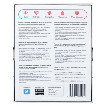 Lovense Flexer Insertable Dual Panty Vibrator Roz