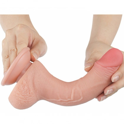 LoveToy Dildo Sliding-Skin 19.5 cm, Ø 3.5 cm - Realist