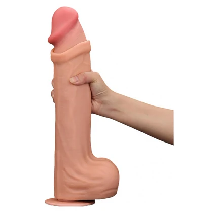 Lovetoy Dual Layer 36 cm Piele Moale și Miez Ferm