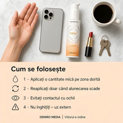 Lubrifiant Anal Hibrid cu Alunecare Durabilă 120 ml