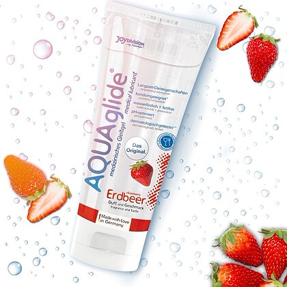 Lubrifiant Aquaglide Căpșuni 100 ml