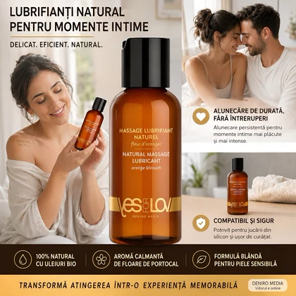 Lubrifiant De Masaj YESforLOV Organic  100ml