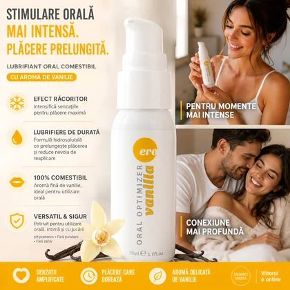 Lubrifiant Ero Pentru Oral Cu Vanilie 30ml