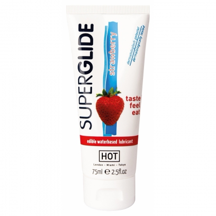 Lubrifiant Hot Superglide Căpșuni 75ml