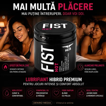 Lubrifiant Pe Bază De Apă Mister B FIST Hot 500 ml