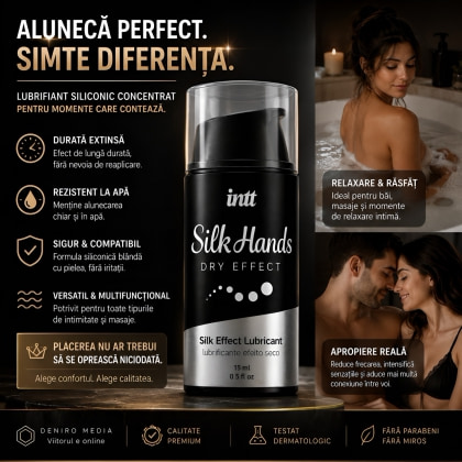 Lubrifiant Silicon Silk Hands Airless 15ml