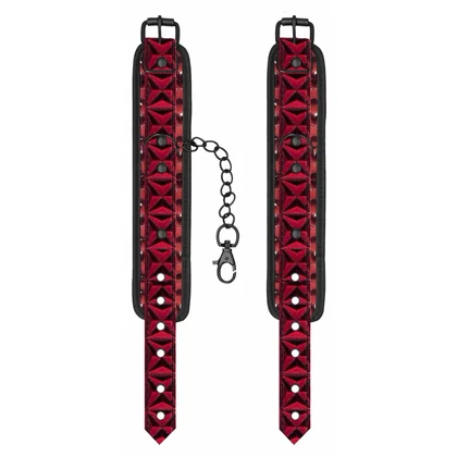 Luxury Hand Cuffs Rosu