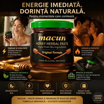 Macun Pastă De Miere cu Plante Pentru Libido și Tonus 40g
