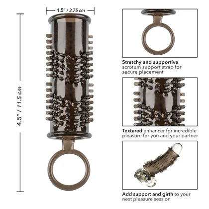 Manșon Penis Pleasure Enhancer Gri