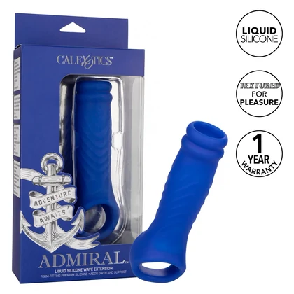 Manșon Penis Wave Extension Albastru