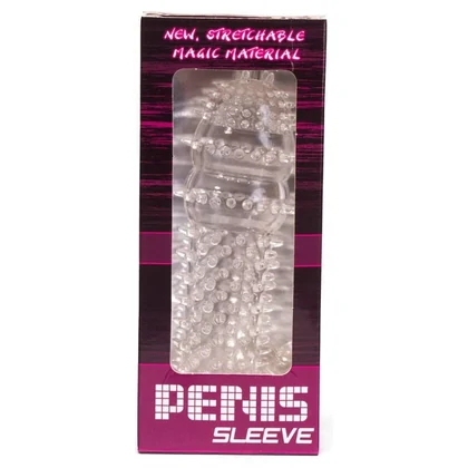 Manșon Pentru Penis Cu Striații Transparent
