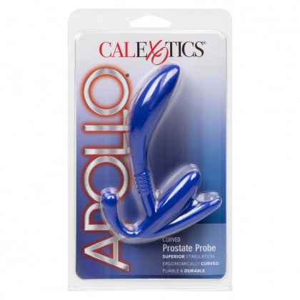 Masator Prostată Apollo Curved Albastru