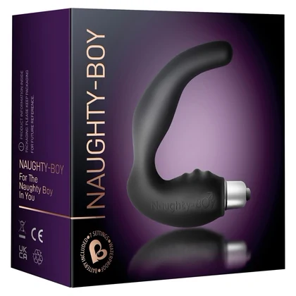 Masator Prostată Naughty Boy Negru