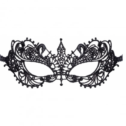Masca Brodată Elegantă Cottelli Collection Unisize Negru