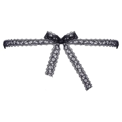 Masca Brodată Elegantă Cottelli Collection Unisize Negru