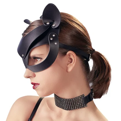 Mască Catwoman Bad Kitty Negru
