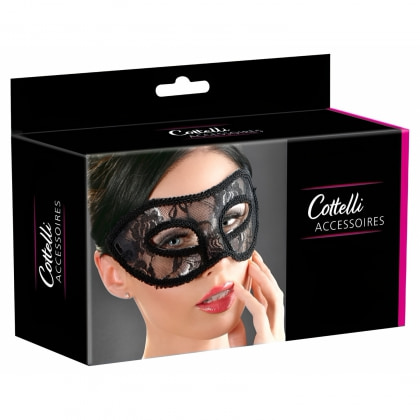 Mască Elegantă Cottelli Collection Negru