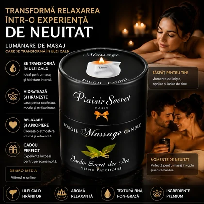 Massage Candle Ylang Patchouli 80ml