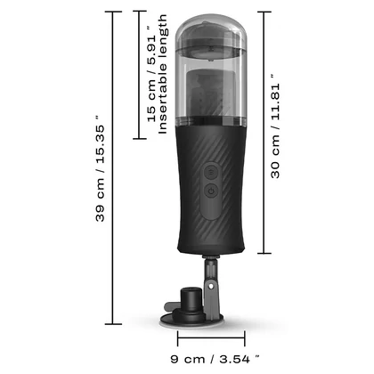 Masturbator Dorcel Mișcare Automată Negru