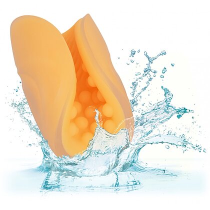 Masturbator Dual Grip Portocaliu