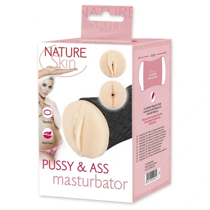 Masturbator Dublu Nature Skin
