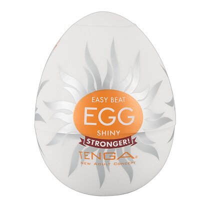 Masturbator Egg Shiny Single Transparent