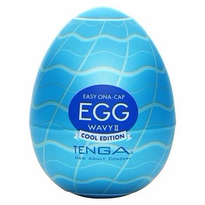 Masturbator Egg Wavy II Cool Edition Alb