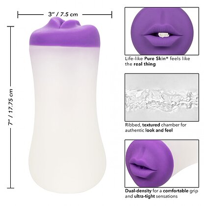 Masturbator Gât Adânc Grip Mov